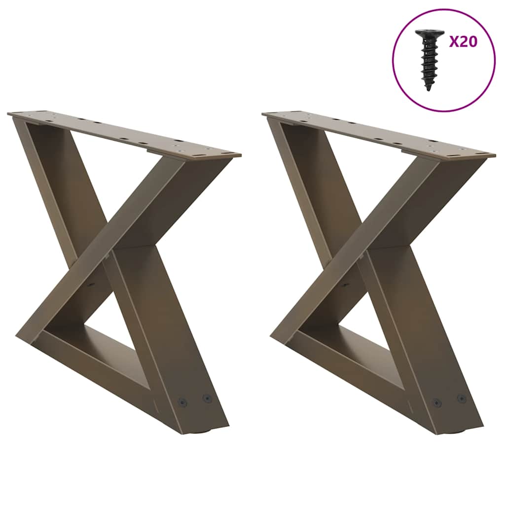 Coffee Table Legs 2 Pcs Steel